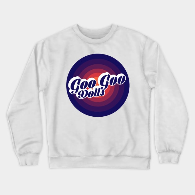 The Goo Goo Dolls - Blurn Circle Crewneck Sweatshirt by GLOBALARTWORD